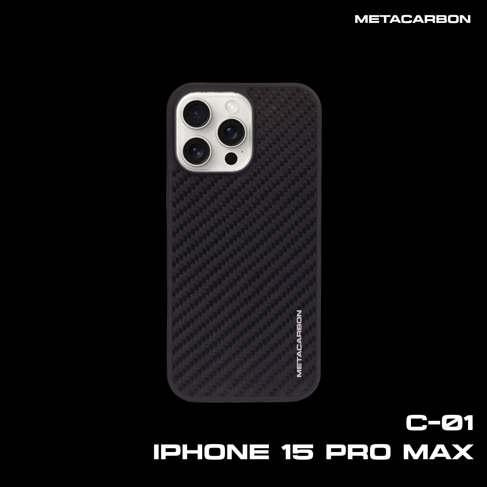 C-01 Twill Weave Carbon Fibre Phone case iPhone Series 15