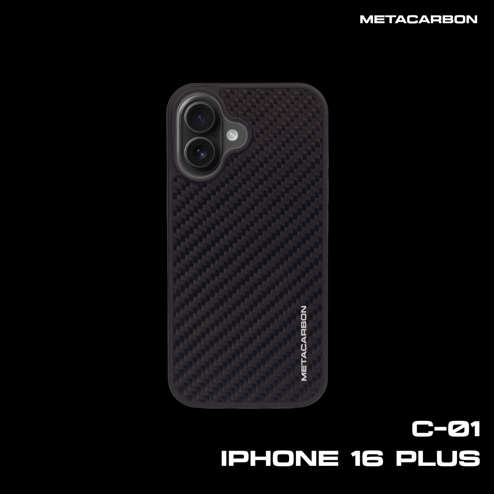 C-01 Twill Weave Carbon Fibre Phone case iPhone 16 Series