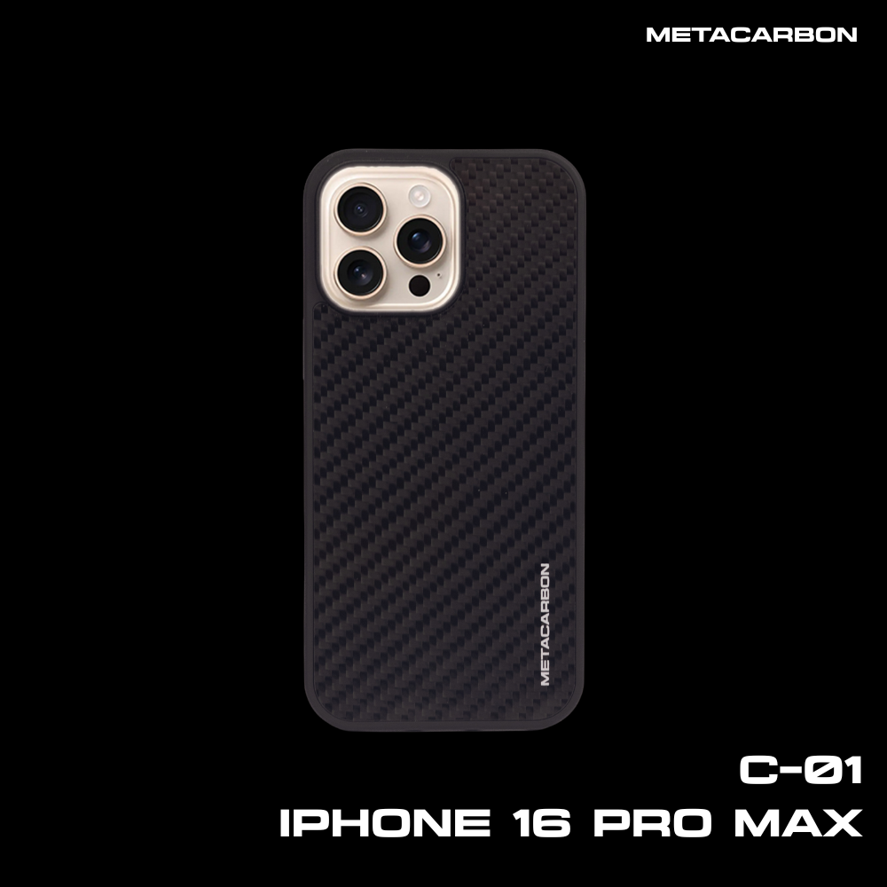 C-01 Twill Weave Carbon Fibre Phone case iPhone 16 Series
