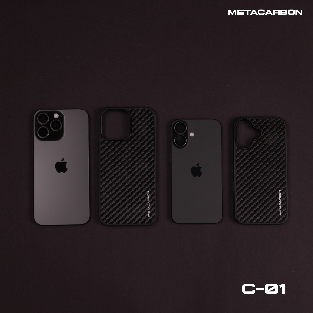 C-01 Twill Weave Carbon Fibre Phone case iPhone 16 Series